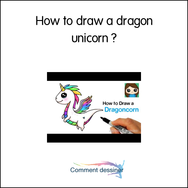 How to draw a dragon unicorn